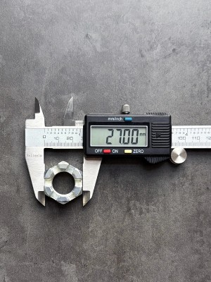 Гайка корончатая, прорезная низкая М18 DIN 937