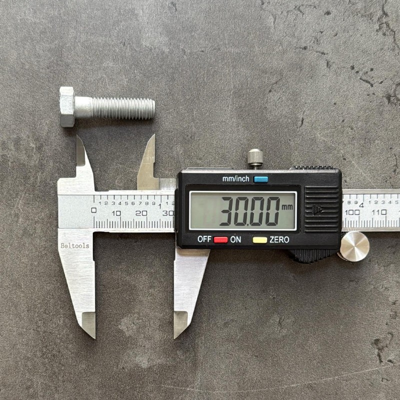 Болт М8х30х1,25 DIN 960 класс прочности 8.8 оцинкованный