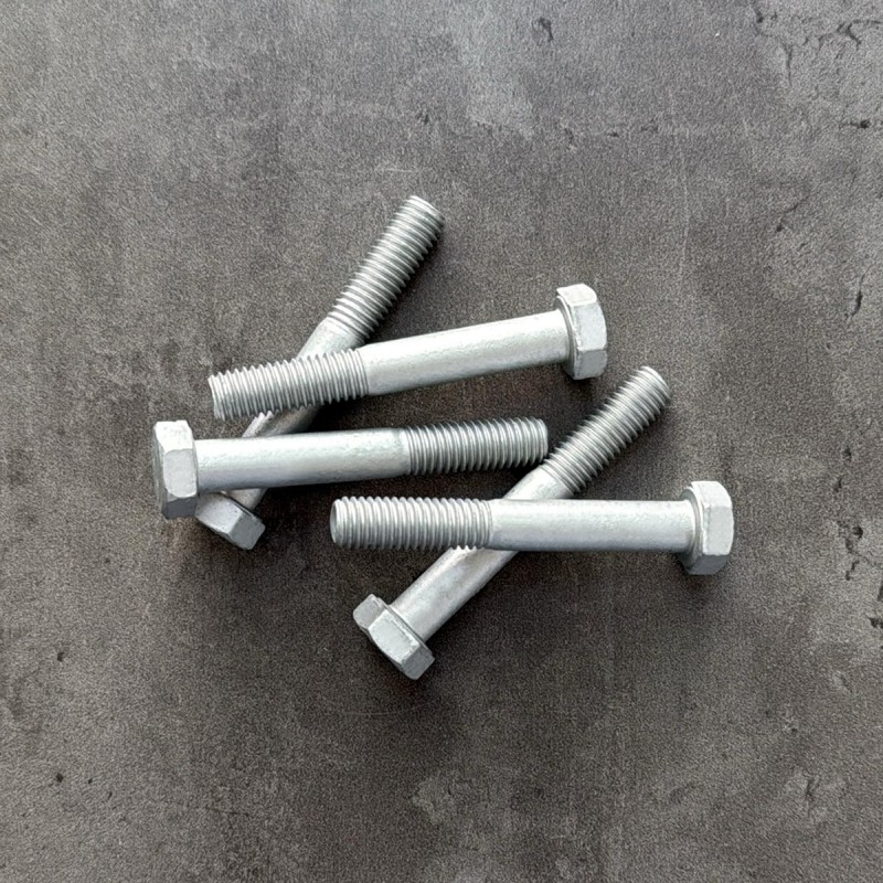 Болт М8х55х1,25 DIN 960 класс прочности 8.8 оцинкованный