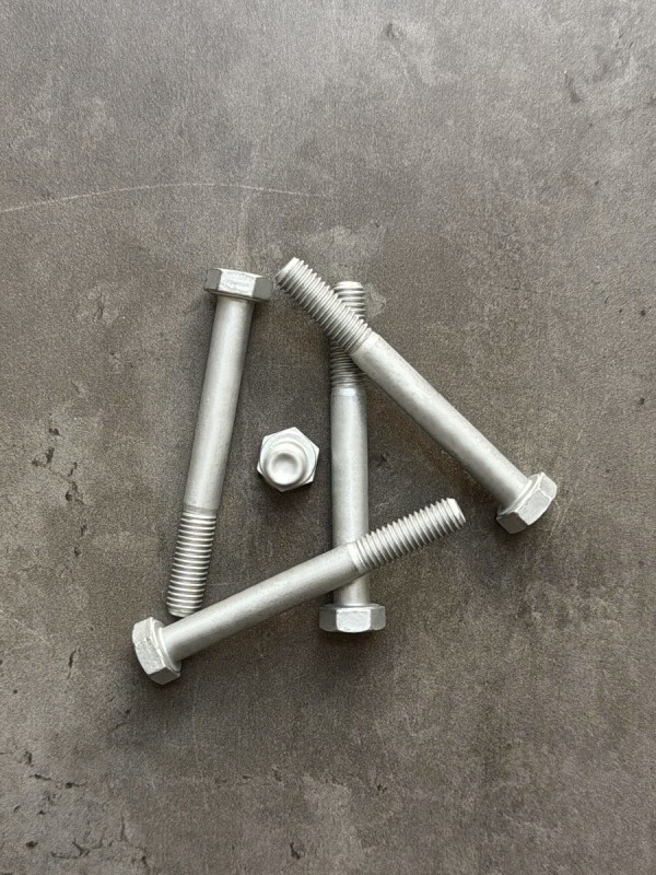 Болт М8х70х1,25 DIN 960 класс прочности 8.8 оцинкованный