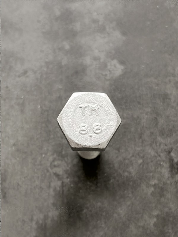 Болт М8х75х1,25 DIN 960 класс прочности 8.8 оцинкованный