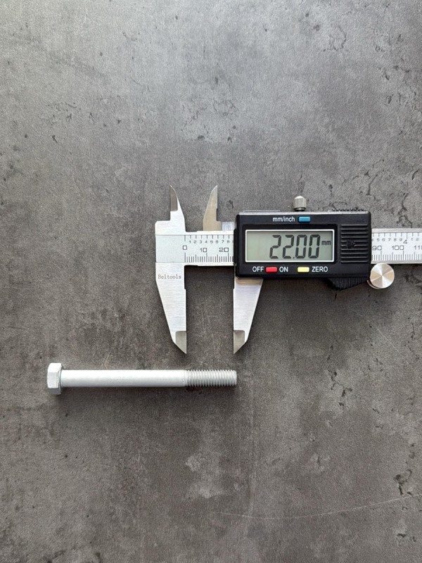 Болт М8х95х1,25 DIN 960 класс прочности 8.8 оцинкованный