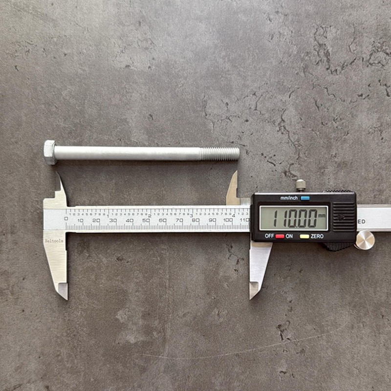 Болт М8х110х1,25 DIN 960 класс прочности 8.8 оцинкованный