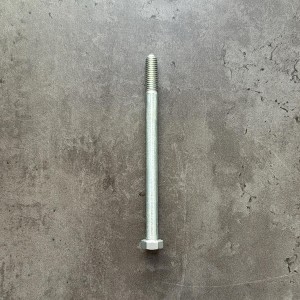 Болт М8х120х1,25 DIN 960 класс прочности 8.8 оцинкованный