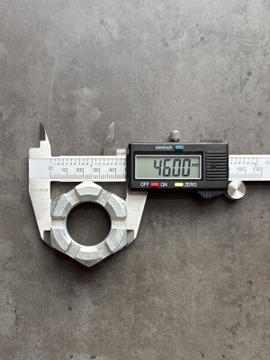 Гайка корончатая, прорезная низкая М30х1,5 ГОСТ 5919-73, покрытие цинк