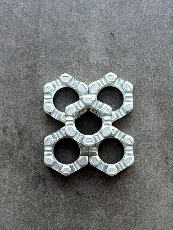 Гайка корончатая, прорезная низкая М20х1,5 ГОСТ 5933-73 класс прочности 8