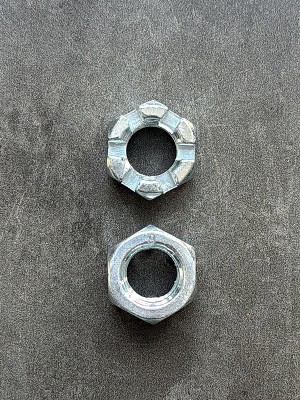 Гайка корончатая, прорезная низкая М16 ГОСТ 5933-73