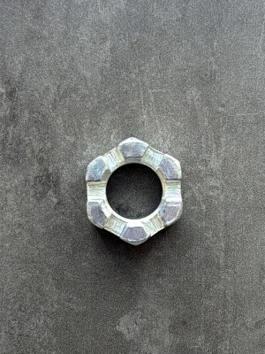 Гайка корончатая, прорезная низкая М18 DIN 937 класс прочности 10