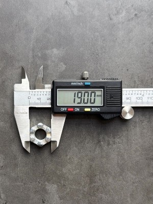 Гайка корончатая, прорезная низкая М12х1,25 DIN 937