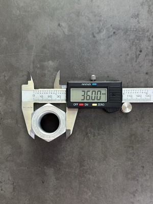 Гайка шестигранная высокая М24х2 ГОСТ 15523-70 кл. прочности 8, в цинке.